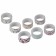 Adhesive Washi-tanks for the decor "Flower mix", 15 mm x 3 m (set 7 pcs) rice paper