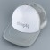 Women's cap with Simply grid, gray color, rr 56