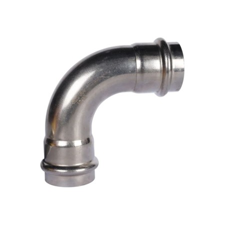 Two-Frame Rommer RSS-0003-000042, VPR-UPR, D = 42 mm, 90 °, press, stainless steel. steel-2