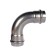 Two-Frame Rommer RSS-0003-000042, VPR-UPR, D = 42 mm, 90 °, press, stainless steel. steel