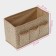 Organsiser for cosmetics of the “Points” Dolyana, 25 × 12 × 15 cm, beige color