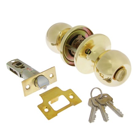 Latch 1303, with a key, color gold-3