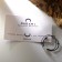 Bracelet of desires "Moonstone" on the black thread, the length is regulated