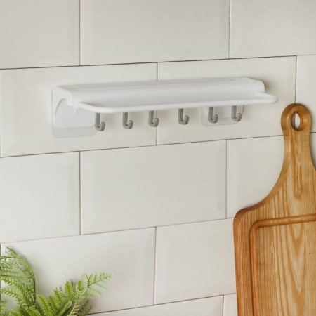 Holder for knives and kitchen accessories, 25.5 × 11 × 5 cm, white color-7