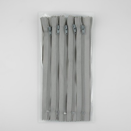 Lightning "Spiral", No. 3, non-proceeding, castle machine, 18 cm, light gray color-2