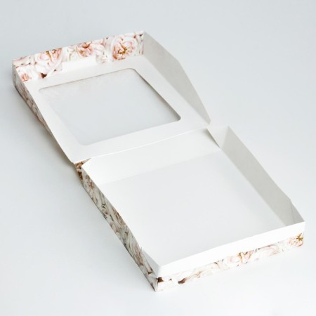 Folding box with the "Pion" window, 20 x 20 x 4 cm-2