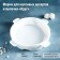 Form for mousse desserts and baking "Circle", 23.5 × 23.5 cm, internal d = 16 cm, white color