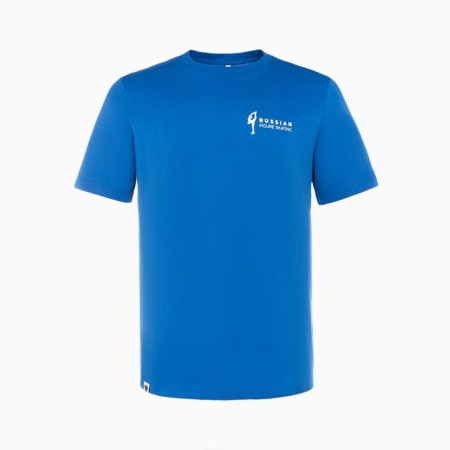 President T -shirt Sports. Figure skating, size, l, blue color