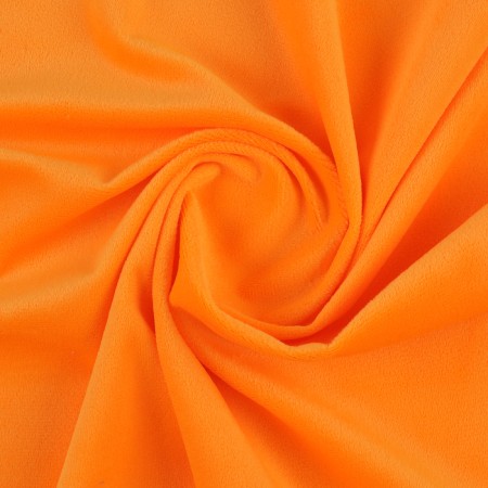 Loskot for needlework, plush, orange, 50 × 50 cm