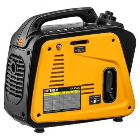 Inverter generator Steher GI-1500, 4 tons, 1 kW, 220 V, manual starter, 3 l, 12 kg-2