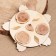 Hot "large heart from flowers", 20 cm, juniper