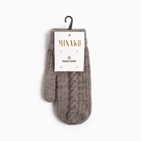 Women's mittens minku single-layer, rr 23 cm, cent-3