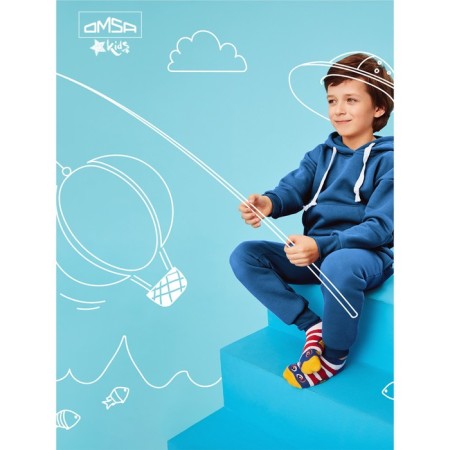 Nosk children's Omsa Kids Calzino 21P62 Rosso, size 31-34-5