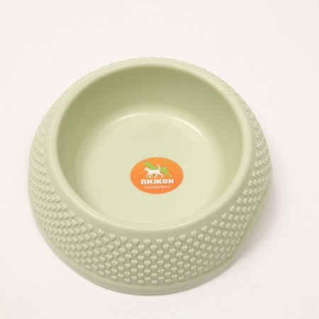 Plastic circuit is a circle with embossed sides 400ml, 18.8 x 6 cm, green-1