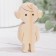 Harvesting for creativity "Figure girl hair in bundles" 8x4.5 cm