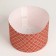 Paper forms for cupcake, muffins and kulich "XV red" 134x90 mm (packing 1400 pcs)
