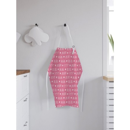 Apron kitchen with a photo print "WHOUS LOVE", adjustable, size OS-1