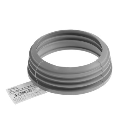 Transitional cuff Masterprof Isa. 131765, D = 124x110 mm, for sewer pipes, TEP, gray-2