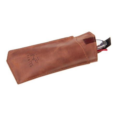Glasses for glasses, 17.7 × 8.5 × 0.5 cm, brown color