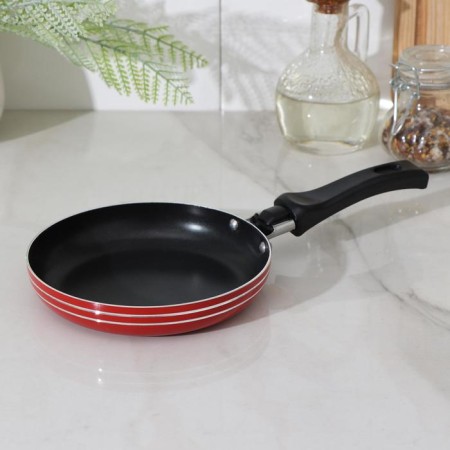 Leroy pan, d = 14 cm, plastic handle, anti -stick coating, mix color-6