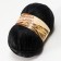 Yarn "Nosomic supplement" 100% polypropylene 200m/50g set 3pcs (black)