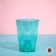 Pot for orchids, 1.2 l, 12.5 × 16.6 cm, plastic, transparent-turquoise