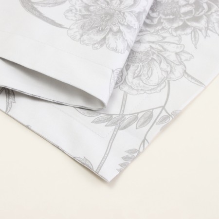 Set of pillowcase SL Home Flowers 70*70+3 cm - 2 pcs, satin, 140 g/m2, 100% cotton-4