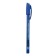 Ballpoint handle BEIFA "Stylish", rubber emphasis, node 0.5, trihedral, metal tip, blue ink blue