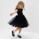Dress Children's Minaku: Partydress, black color, height 110 cm
