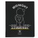 Notebook of 48 sheets in the cage "Bear", cover coated cardboard, softTouch, texture, foil embossing, mix