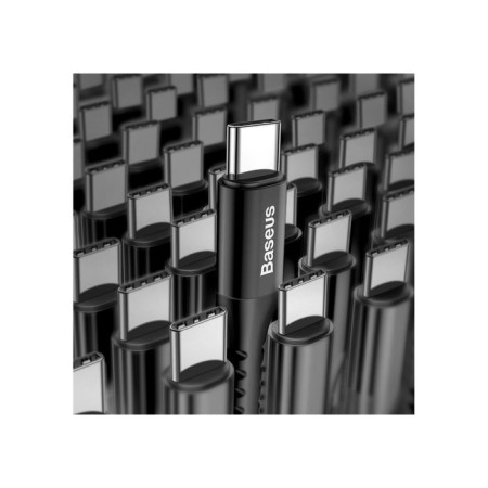 Cable Baseus fish eye, type -C - USB, 2 A, 1 m, black-6