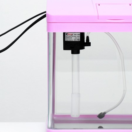 The Seastar HX-240F Aquarium includes: LED lamp, filter, 10 l, pink-3