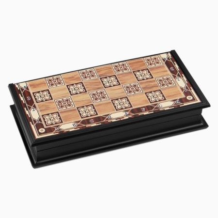 Chess, board 18 x 18 cm, cell 1.7 x 1.7 cm-5