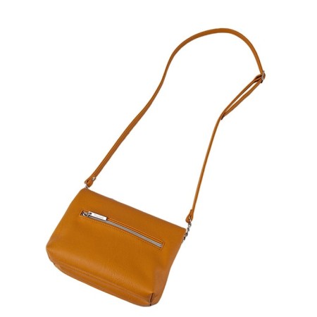 Messenger bag, valve department, yellow color 16.5x20x8cm-2
