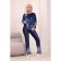 Female costume, size 44, blue color