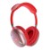 AKZ MAX10 headphones, wireless, full -size, microphone, backlight, red