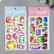 Sticker plastic holography 