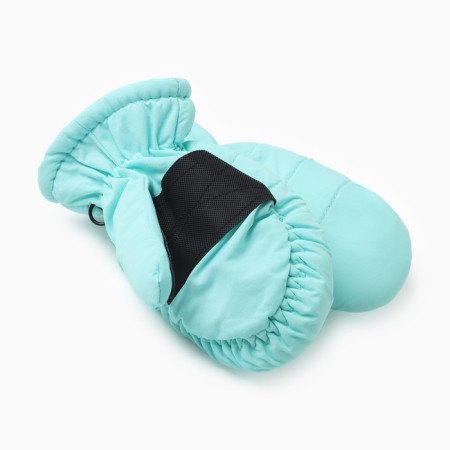 Winter children's mittens minku, Blue color, 15cm-1