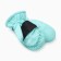 Winter children's mittens minku, Blue color, 15cm
