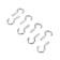 Bourup-half-decisor tundra, white zinc, 2x20 mm, 8 pcs