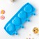 Ice Cream Form “Heart”, silicone, 37 × 15 × 2.5 cm, 4 cells (9.2 × 8.4 cm), Mix color