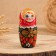 Matryoshka "Polyanka", red scarf, 7 puppet, 22 cm