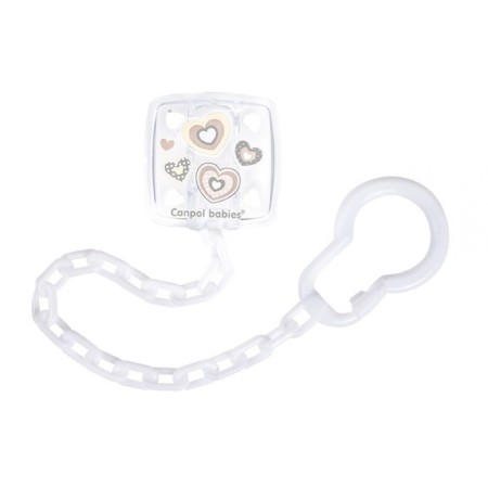 Clip-holder for dummies NewBorn Baby, age 0+, color mix