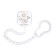 Clip-holder for dummies NewBorn Baby, age 0+, color mix