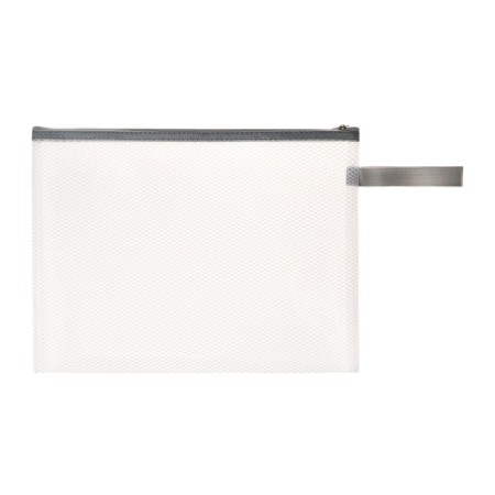 Lightning folder with a4 format, with a pen, water-repellent, 350 md, gray-3