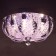 Svetogor chandelier "Dinzhou" 4x60W E27 LED lighting chrome 40x40cm