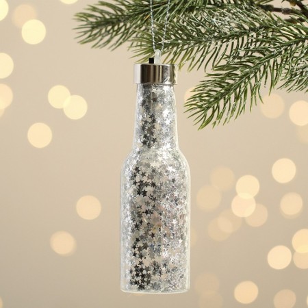 Christmas tree toy with a garland "Happy New Year", 14.2 x 4.2 cm-2