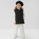 Children's minaku vest, black color, height 86 cm