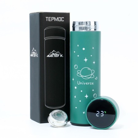 Thermos for tea, coffee, 500 ml, the Universe "Master K", with a strainer, with a temperature sensor, retains those
