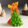 Piglite Polystone "Red Dragon in a scarf with a Christmas tree/ice cream" mix 7.5x6x10 cm